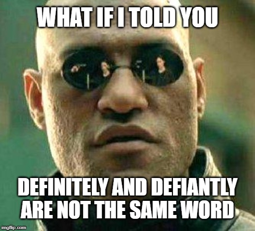 Morpheus grammar meme