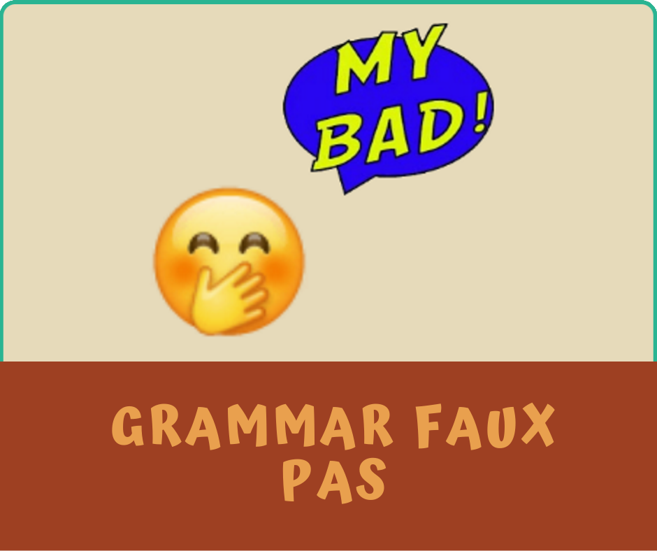 Grammar Faux Pas category image