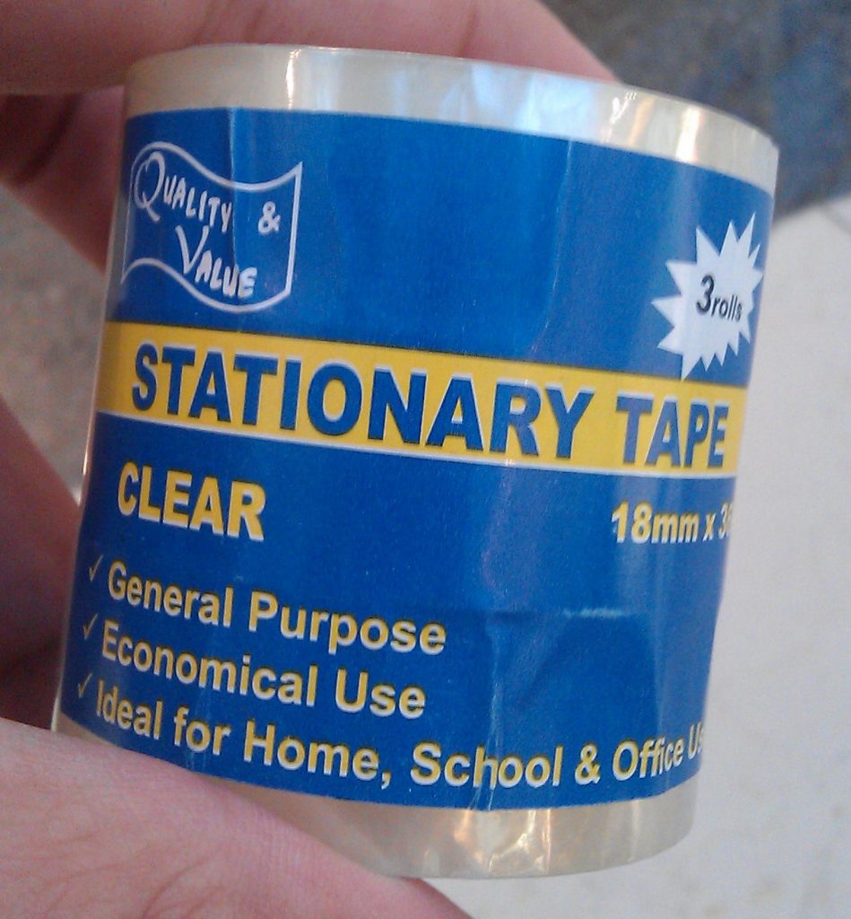 Stationary tape