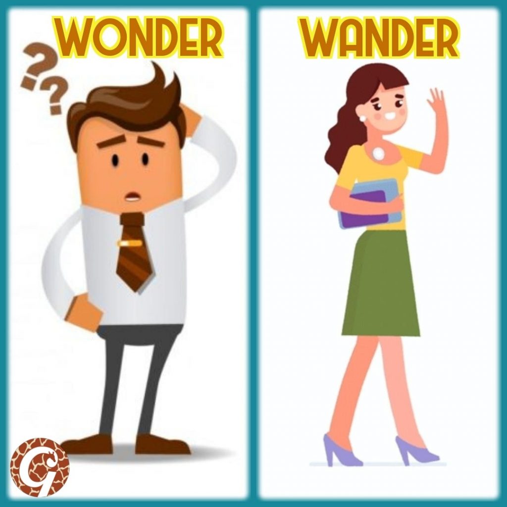 Wonder vs wander