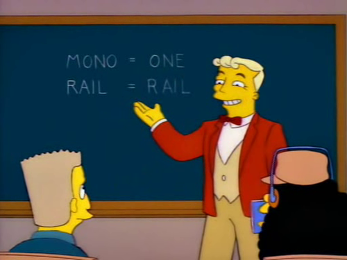 The Simpsons Lyle Lanley Monorail