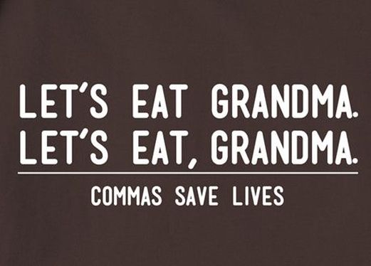 Let's eat Grandma