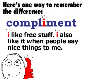 Compliment and Complement and other confusing words - Let's Eat Grammar